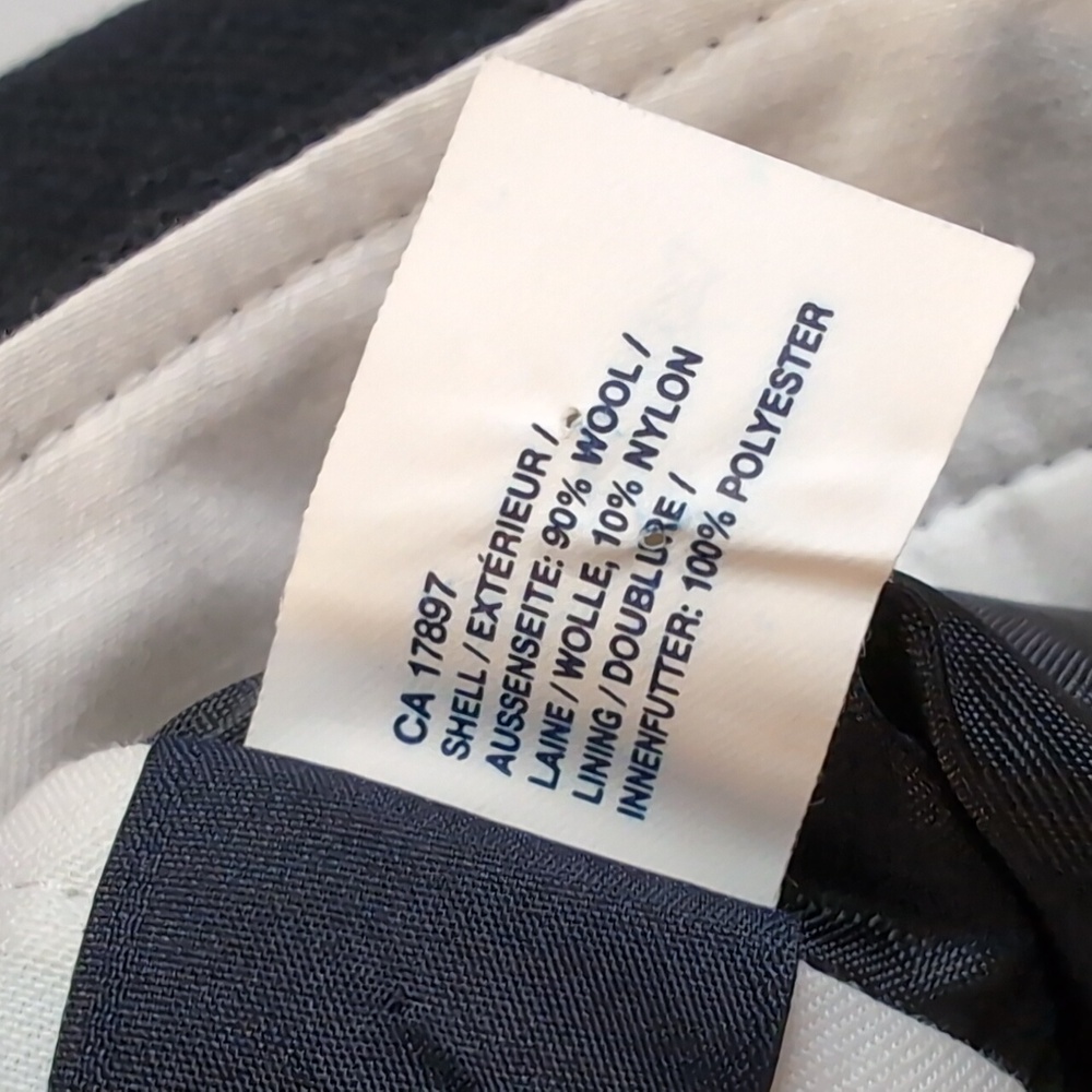Vintage Y2K GAP Black Wool Skirt Ruffled Flare Hem Trumpet Mermaid Size 12 - Picture 9 of 11